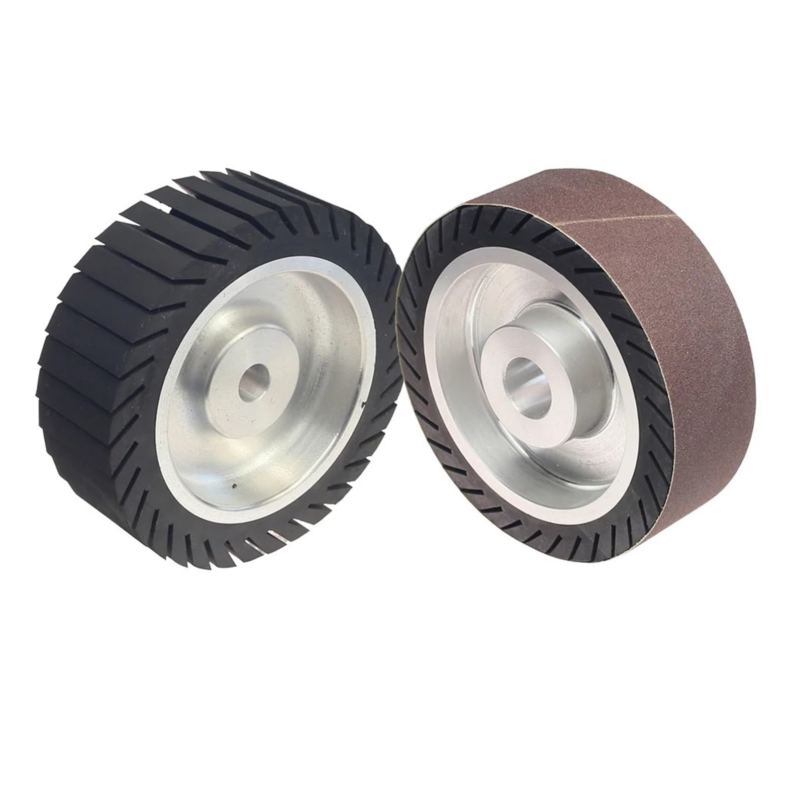 Ruota di espansione in gomma con manicotti abrasivi (150 mm x 50 mm/25 mm) | 150x50x25mm