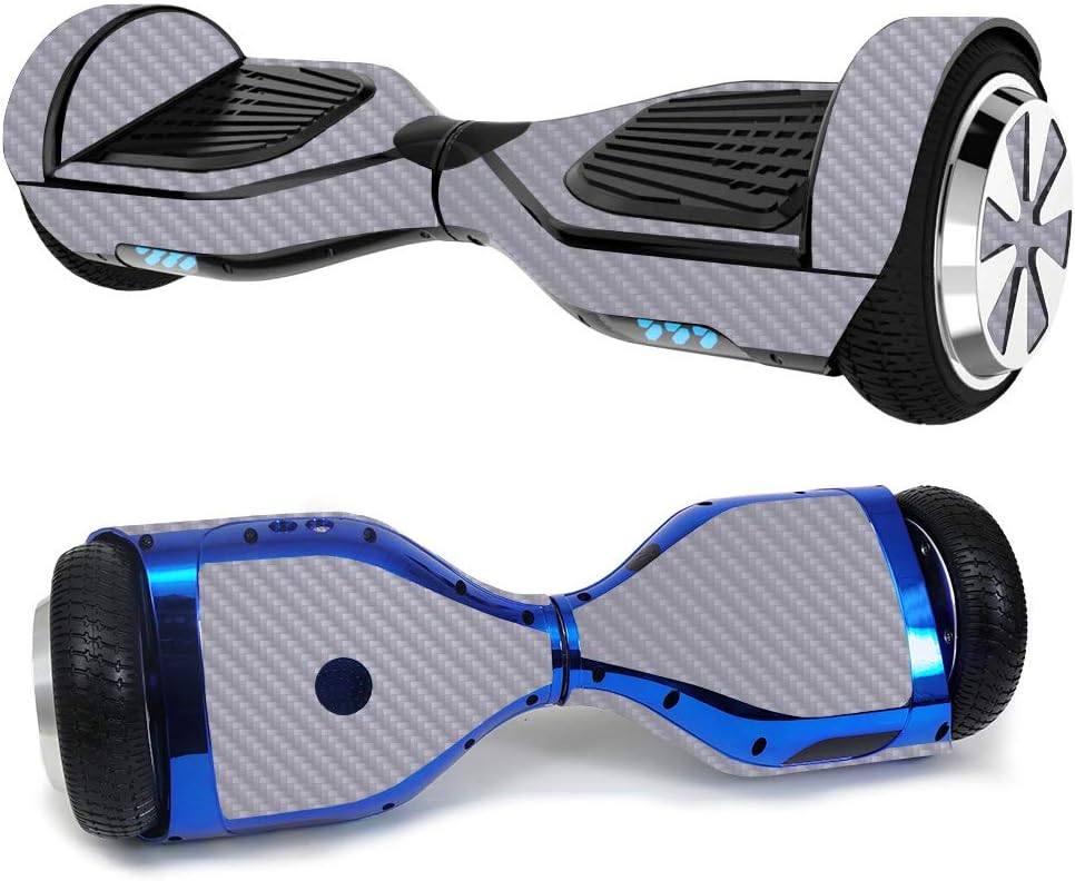 MightySkins Carbon Fiber Skin for Ultra Hoverboard - Gray | Protective, Durable Textured Carbon Fiber Finish | Easy to Apply, Remove, and Change Styles | Made in The USA