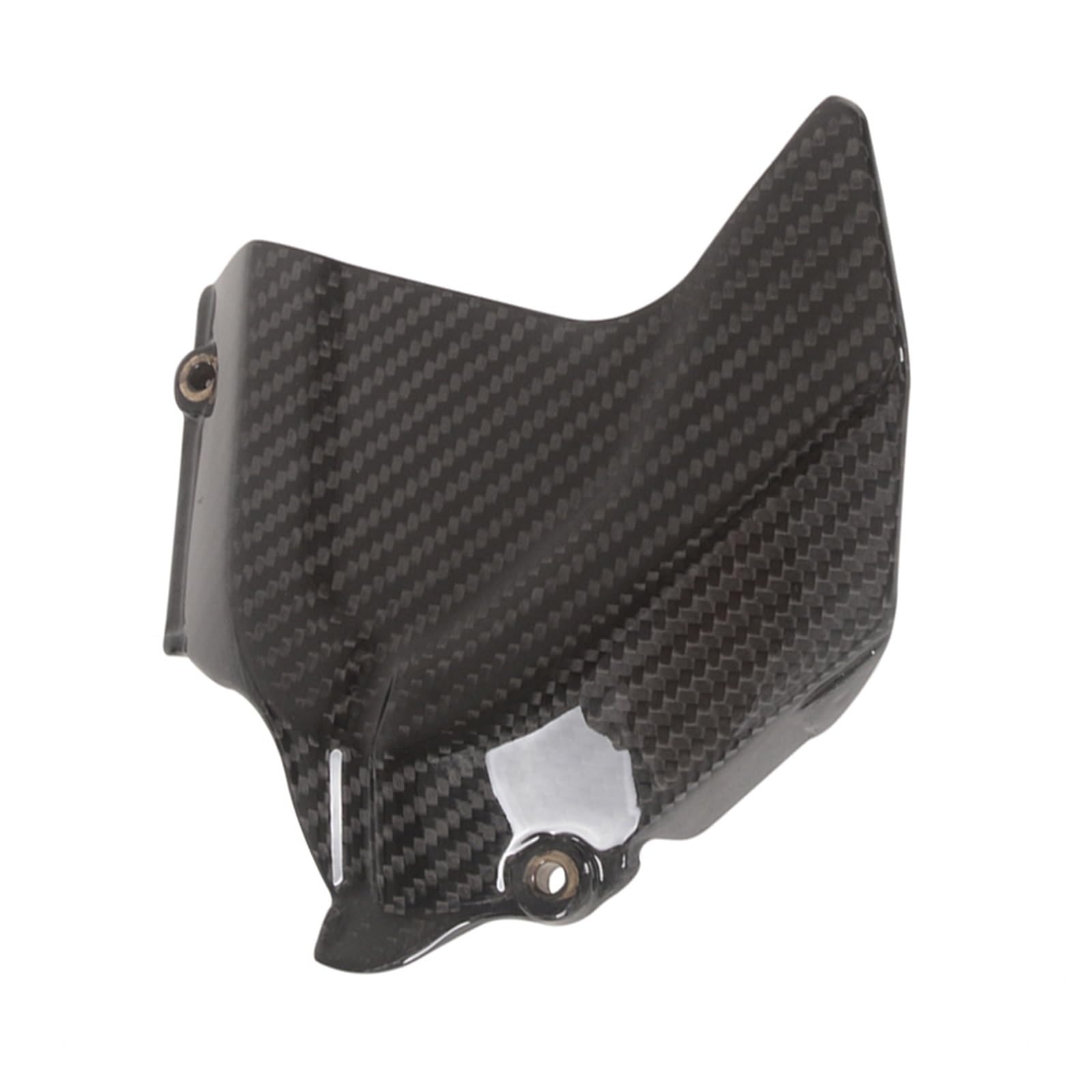 Couvercle pignon Ducati 848 1098 évite accumulation débris cache carbone sergé
