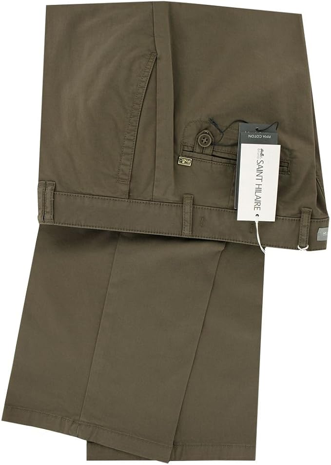 Bruno Saint Hilaire Summer Cotton Trouser Fawn Amazon.co.uk Clothing