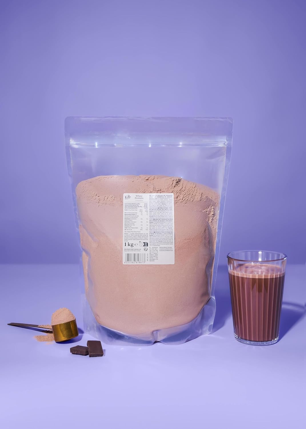 KoRo - Whey Protein Set - Vanille & Schokolade - Cremige Textur - Ideal vor oder nach dem Sport