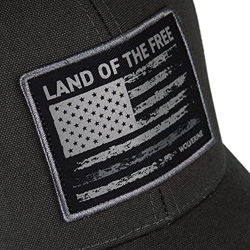 Image of Wolverine Trucker Hat | Mesh Back | Snapback | Adjustable | Rugged | Durable | Workwear