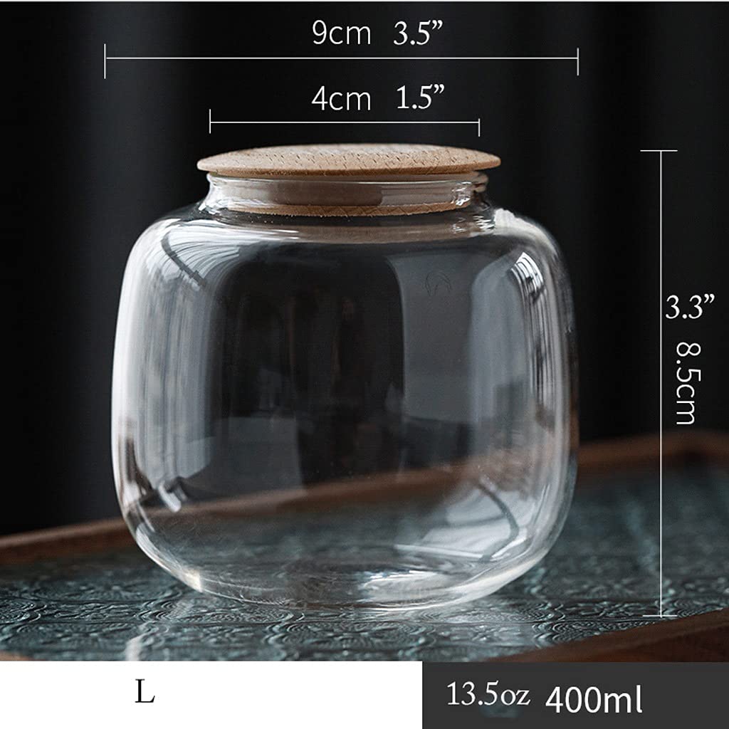Gewürzdosen, Vorratsdosen for die Küche, Kanister, 1 Stück Glasdosen, Frischhaltedosen mit luftdichtem Verschlussdeckel, tragbare Vorratsdosen for Tee, Kaffee, nützliches Behälterset