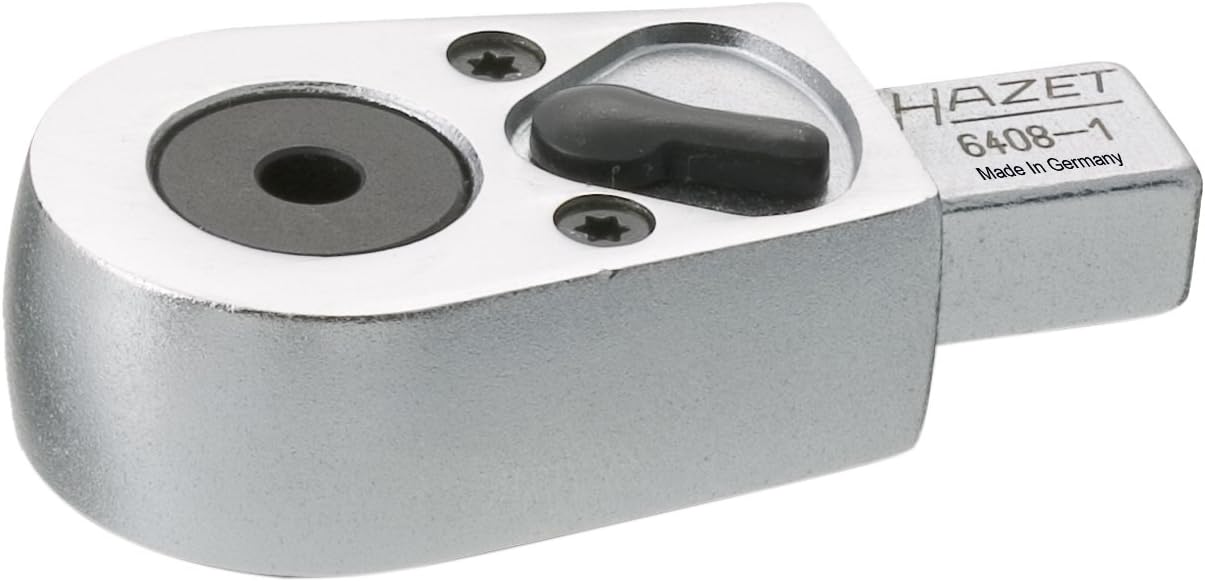 Hazet 6408-1 For Bits 5/16" 9x12mm Insert Reversible Ratchet