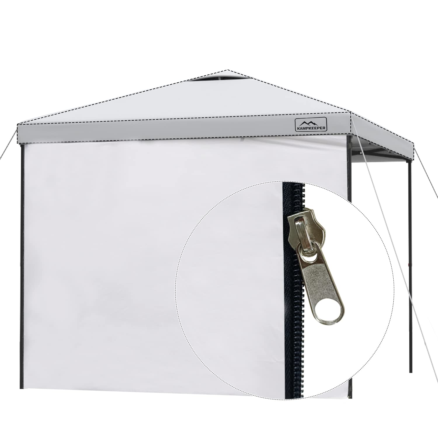 Toldo instantáneo para toldo desplegable de 10 x 10 pulgadas, color blanco