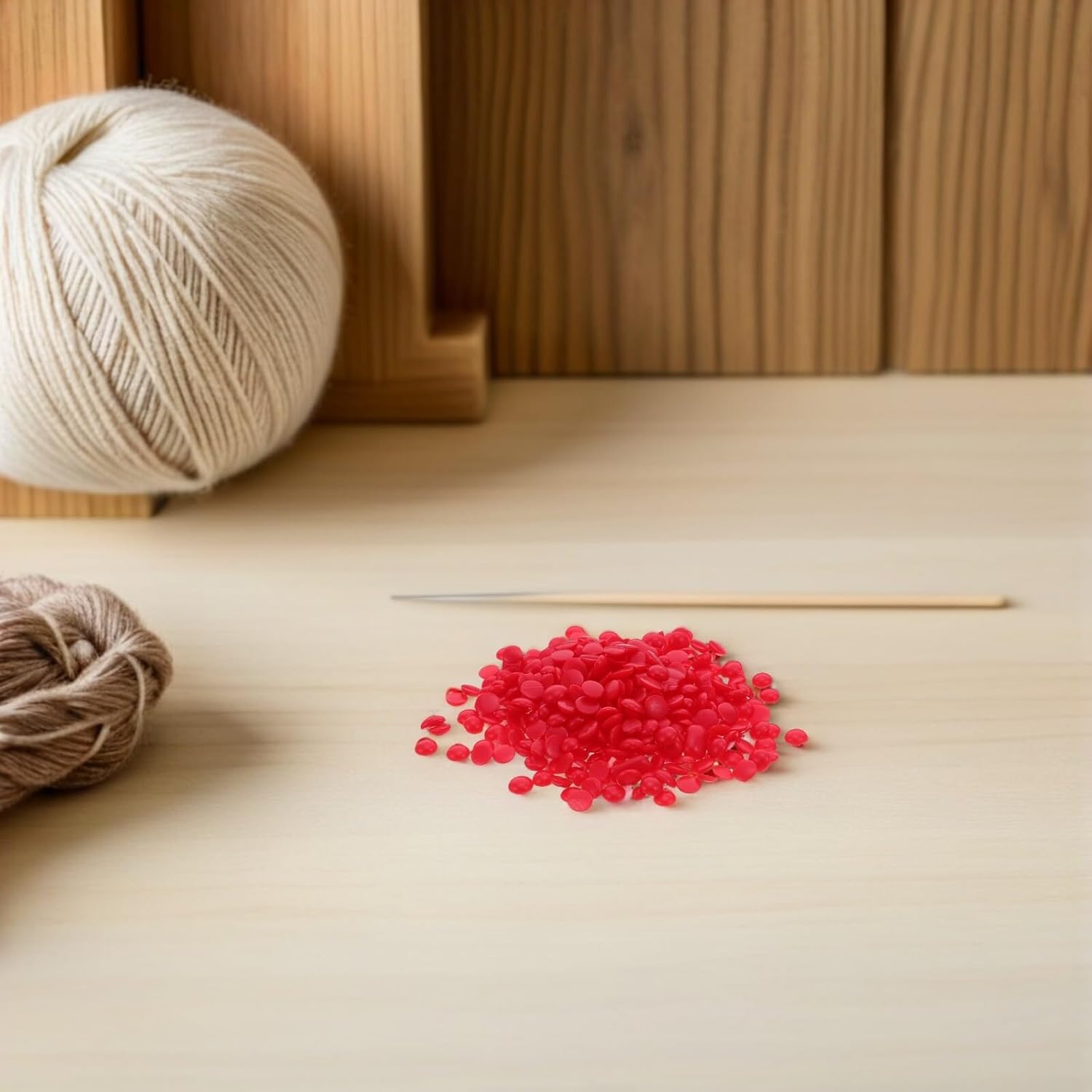Holibanna Red Jewelry Casting Wax Beads 80℃-100℃ Melting Point for Precision Lost Wax Casting for DIY Jewelry Crafting and Model Making