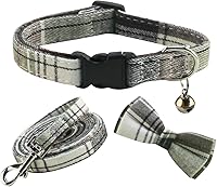 Vista 8 de SuperBuddy Collar para perro, collar ajustable con corbatín, collar para mascotas para perro con corbatín suave, collares para perros pequeños