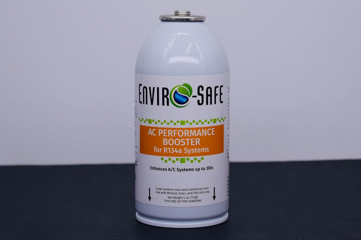 ENVIRO-SAFE AC Performance Booster|134a Style Piercing Valve|1pk-4oz-Charging Hose