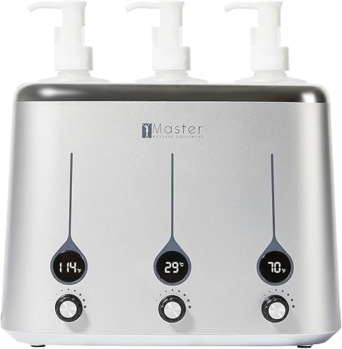 Miniatura 2 de Master Massage Calentador de aceite Gen-II de 3 botellas para terapia de masaje y uso personal