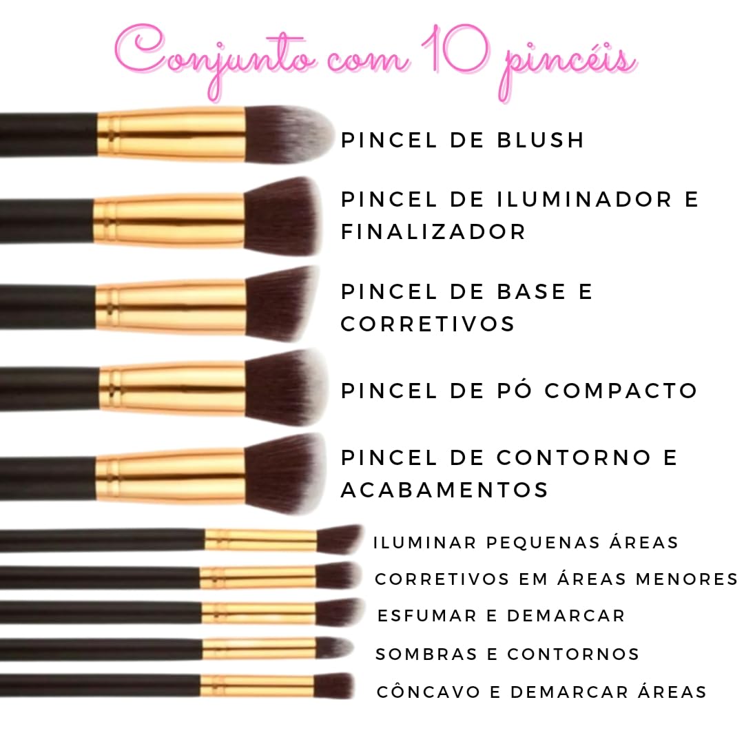 Kit Completo de 11 Pincéis de Maquiagem Kabuki e Acessórios – Genérico em promoção! Veja a oferta e mais achadinhos de Acessórios 4 Hoje é o melhor dia para comprar Kit Completo de 11 Pincéis de Maquiagem Kabuki e Acessórios – Genérico com aquele preço maroto! Promoção! Aproveite a oferta! 4