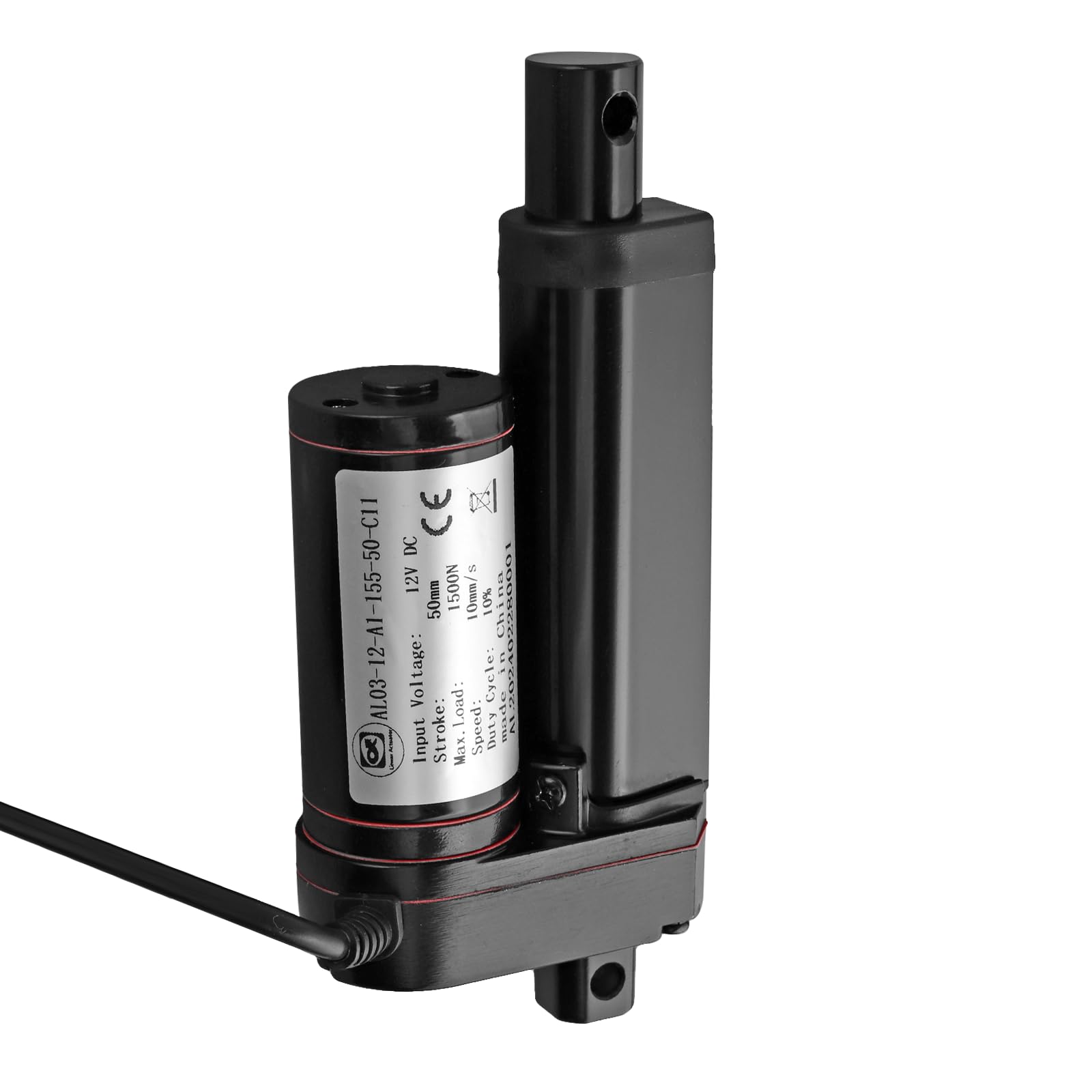 12V Linearantrieb – 10 Mm/s, 1500 N, Wasserdicht, Alu, Für Fenster & Möbel 12V Linearantrieb – 10 Mm/s, 1500 N, Wasserdicht, Alu, Für Fenster & Möbel