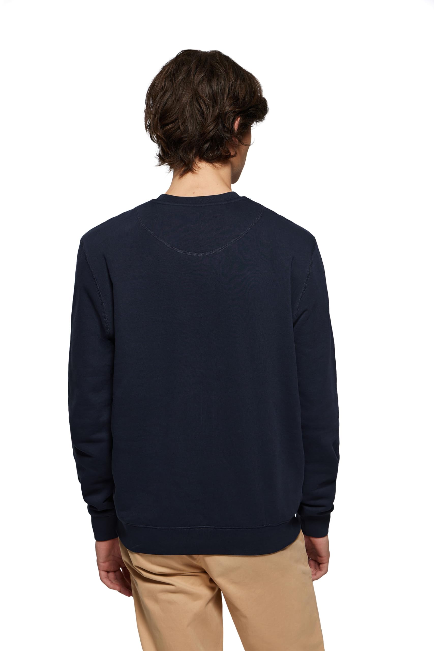 Polo Club Felpa Uomo a Girocollo con Logo - Sweatshirt Senza Cappuccio Crewneck 100% Cotone