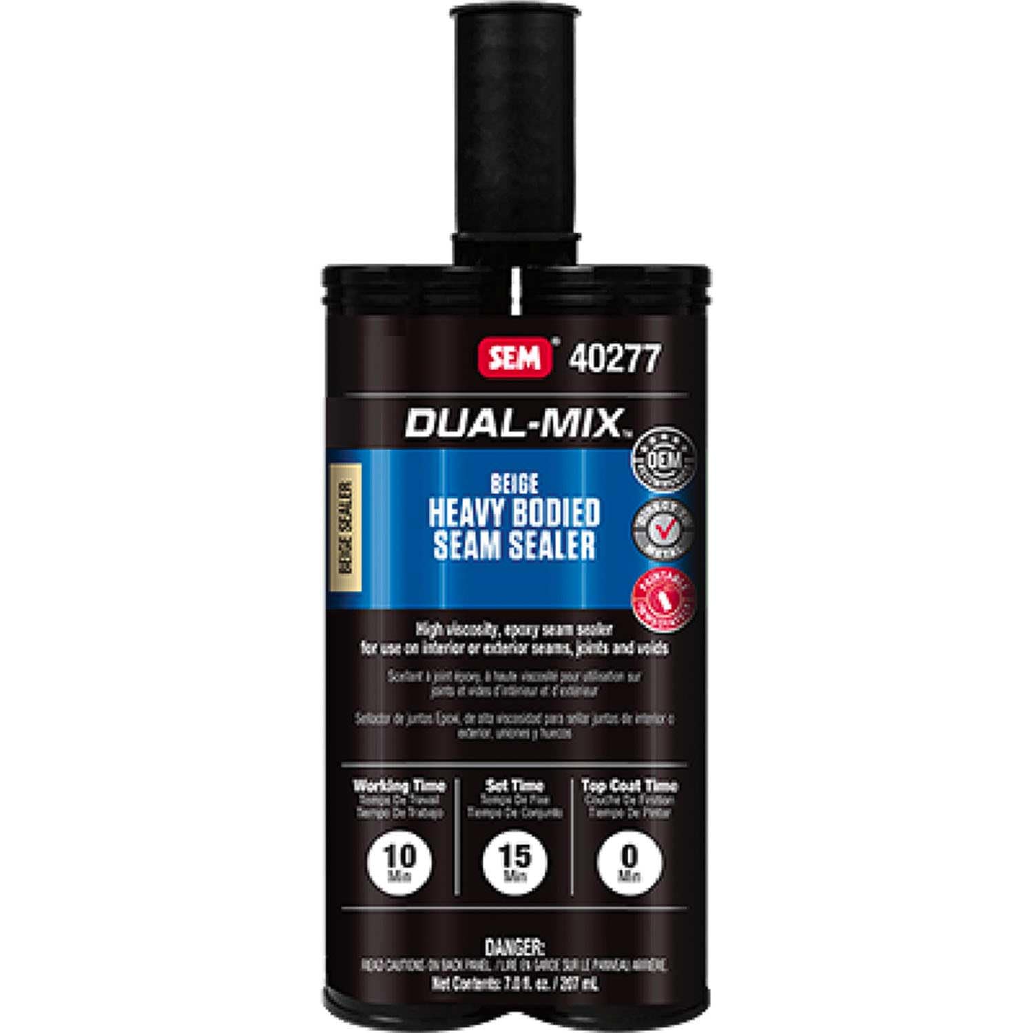 Sem Products 40277 Heavy Bodied Beige Seam Sealer