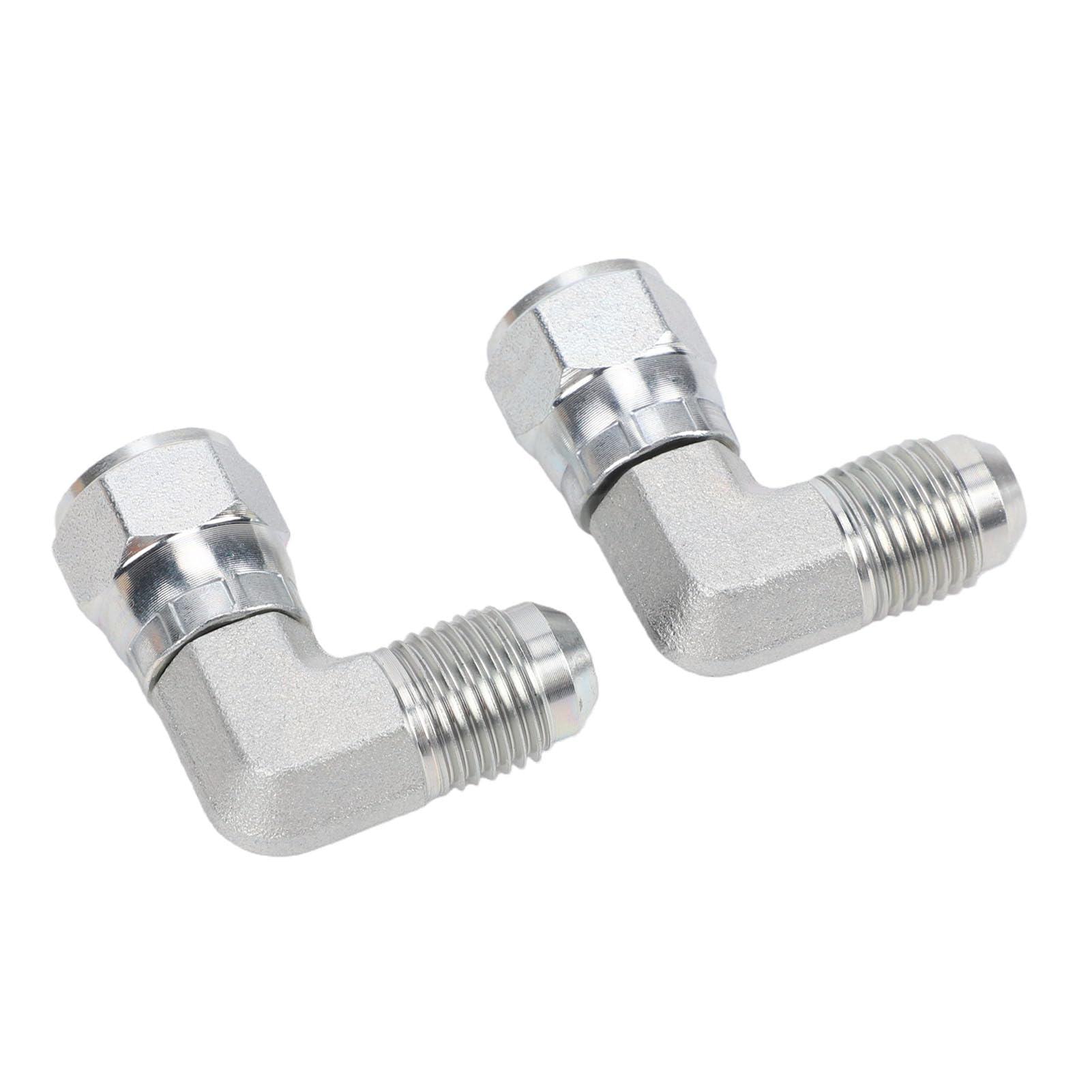 SEAFRONT Adaptador Hidráulico Codo 90 Grados, Conector Macho a Hembra 3/8