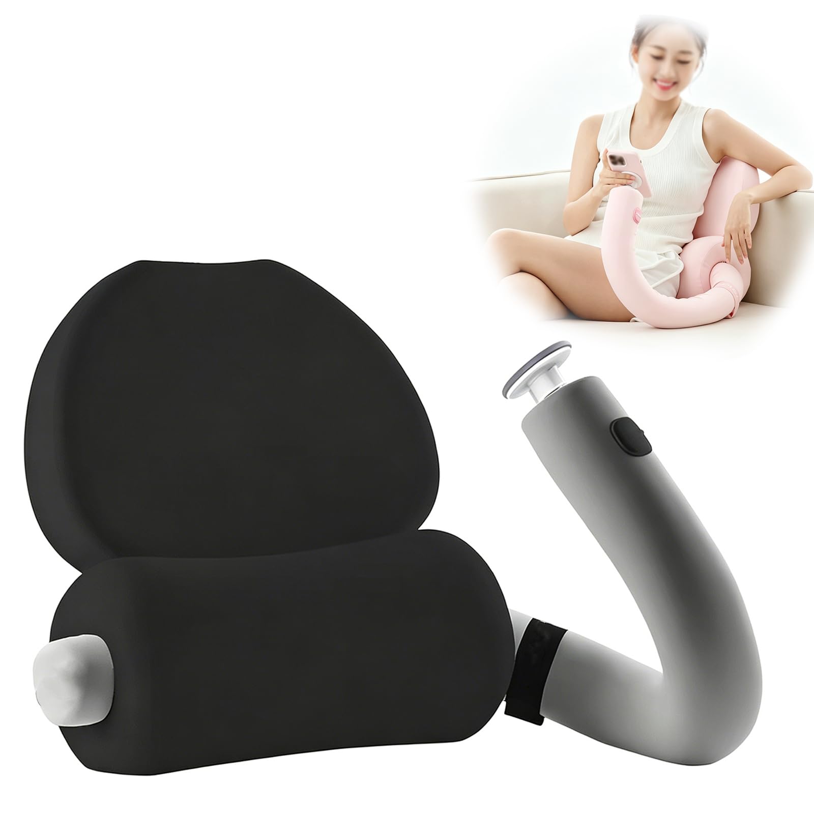 Coussin de lit avec support rotatif 360 pour lire confortablement sur le canapé
