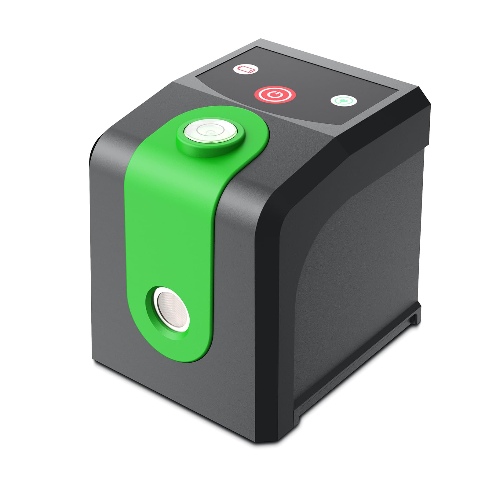 Walmeck Nivel de Láser Autocontrol Portátil con Batería Recargable 2D Nivel Láser Modo de Inclinación Impermeable para Azulejos de Construcción (Verde)