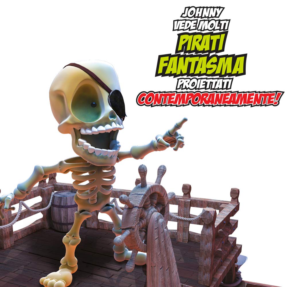 Grandi Giochi - GG01318, Johnny Le Pirate, Multicolore