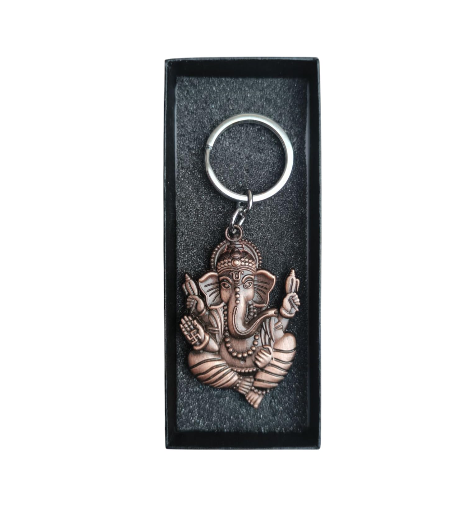 Hindu God of Beginnings Lord Shree Ganesh | Shiva' Son | Lord Ganesha Metal Keychain (Bronze)-image-9