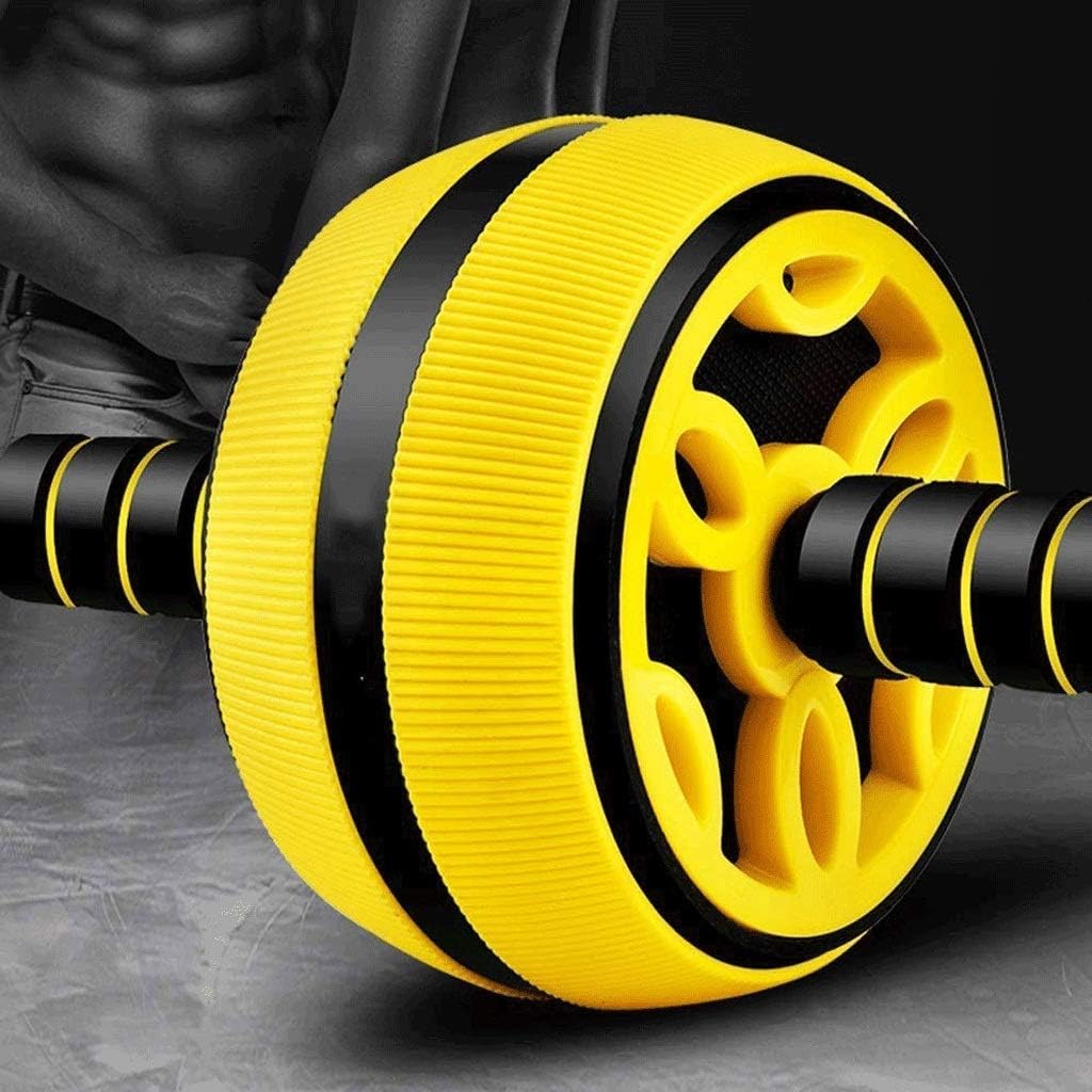 Core Training Roller Abdominal Workout Equipment Exercise and Fitness Wheel at Home with Knee Pad for Man Woman Gymnastics Home Gym