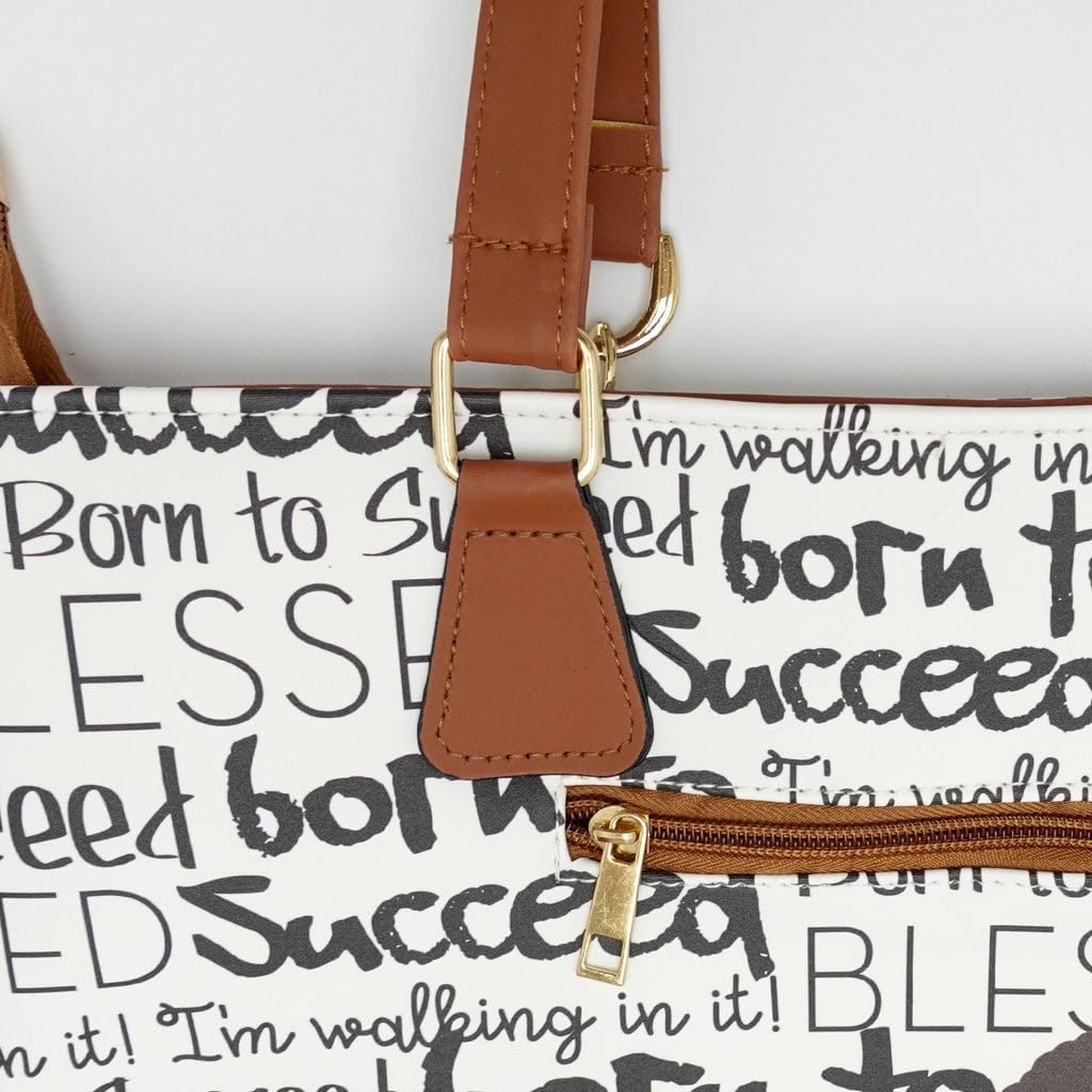 African American Expressions Handbag Set - 3-Piece Set: Handbag, Wallet, and Key Holder - Women's Fashion Accessories