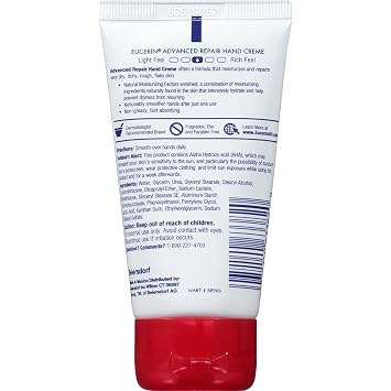 :Eucerin Advanced Repair Hand Cream 2.7 oz (Pack of 2)