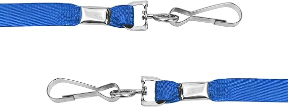 10 Pack Lanyards for ID Badges, Bulk Lanyards with Clip Swivel Hooks for Badge Holders