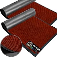 Vista 57 de Gorilla Grip - Tapete afelpado original de goma con perfil bajo, resistente, duradero, impermeable y fácil de limpiar para interior y exterior