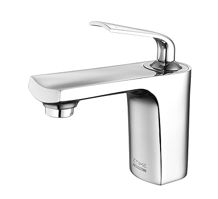 Lychee Light Touch On Bathroom Sink Faucet Nickel,Brass Single Handle & Hole Fixtures Bath Basin Sinks Faucets,Drain Assembly,Two 3/8