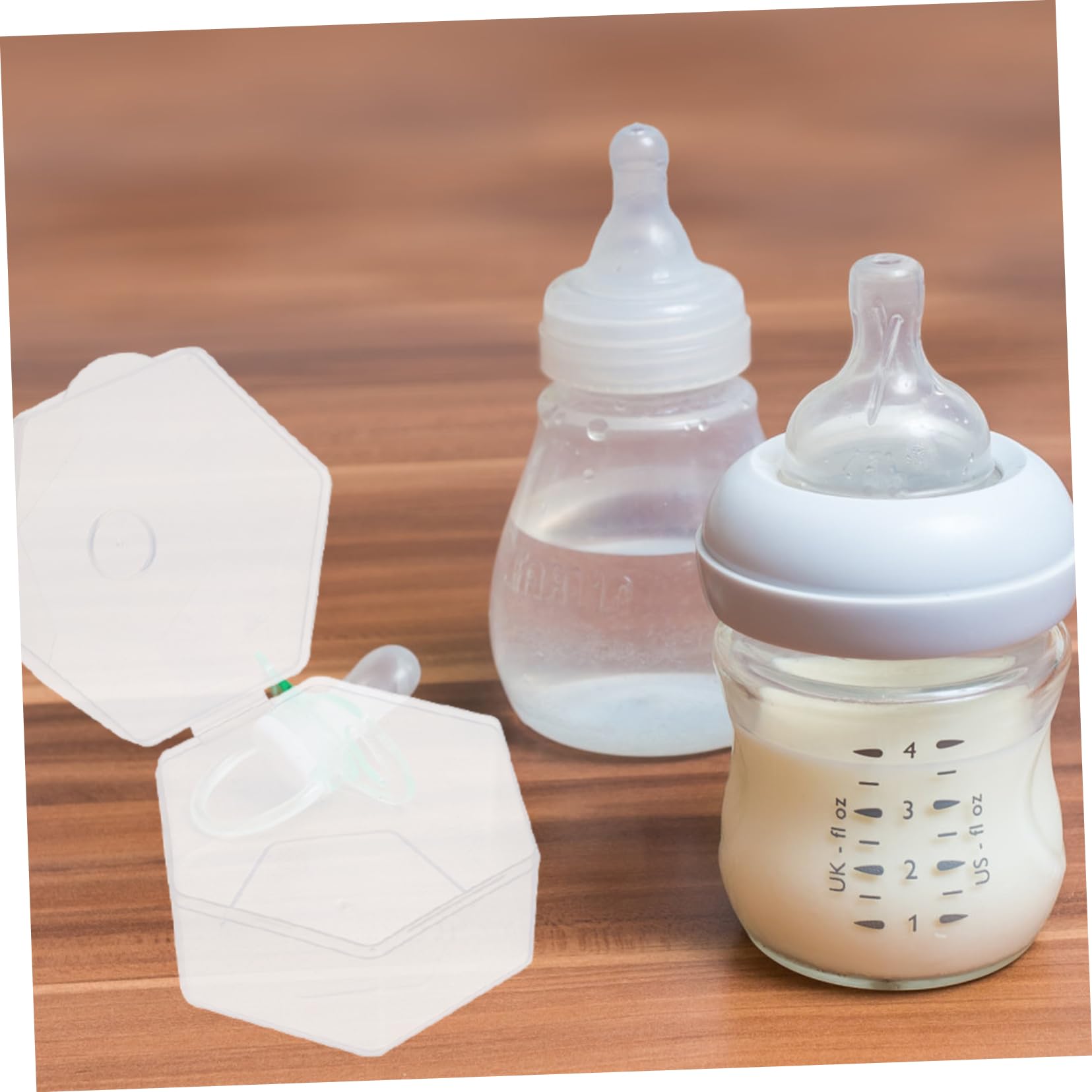 Abaodam Pacifier Shield Cases 10 Pack - Storage Boxes Portable for Traveling Baby