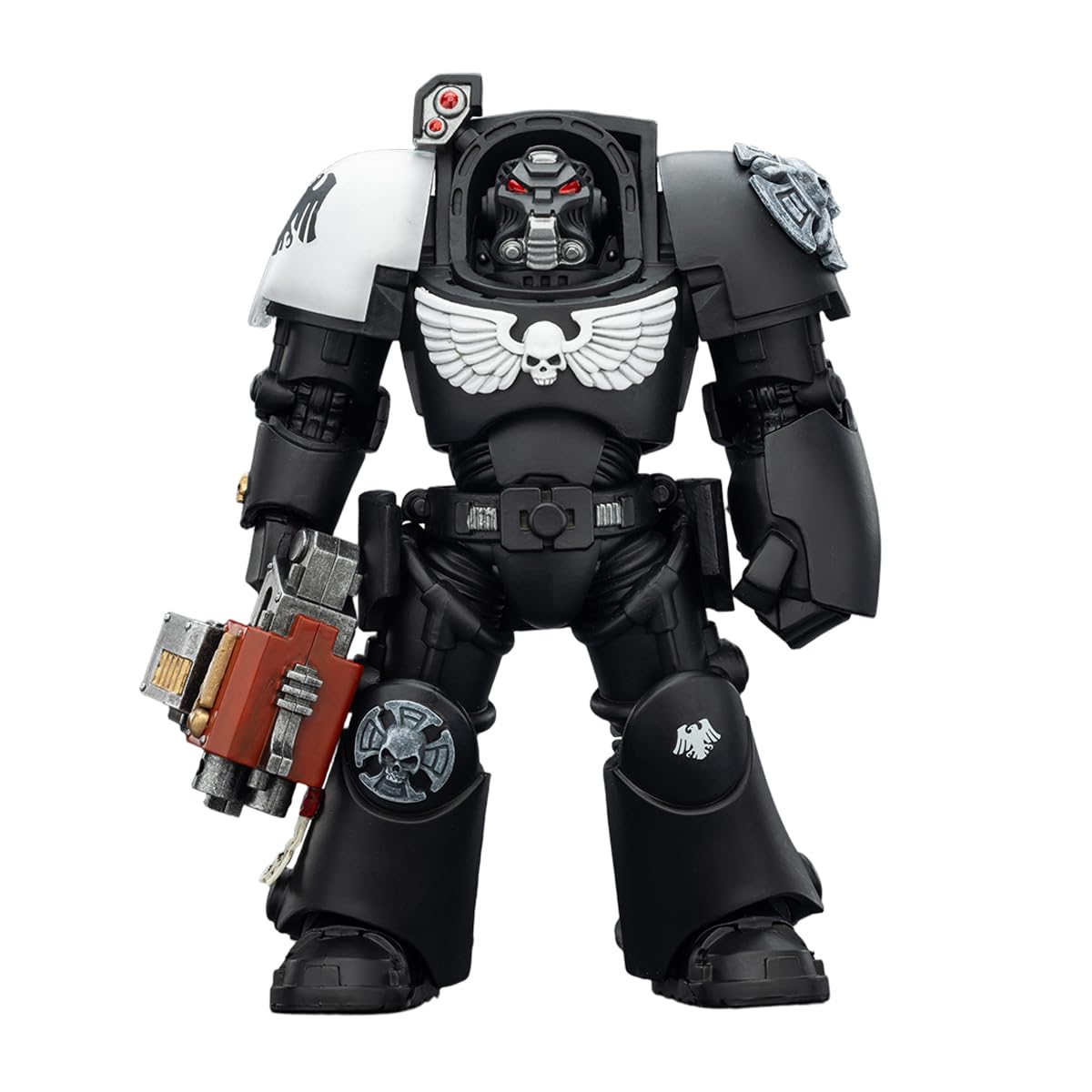 JOYTOY Warhammer 40,000 1/18 Action Figure Raven Guard Terminator 2 with Power Fist and Storm Bolter Collection Model Birthday gift — image 1