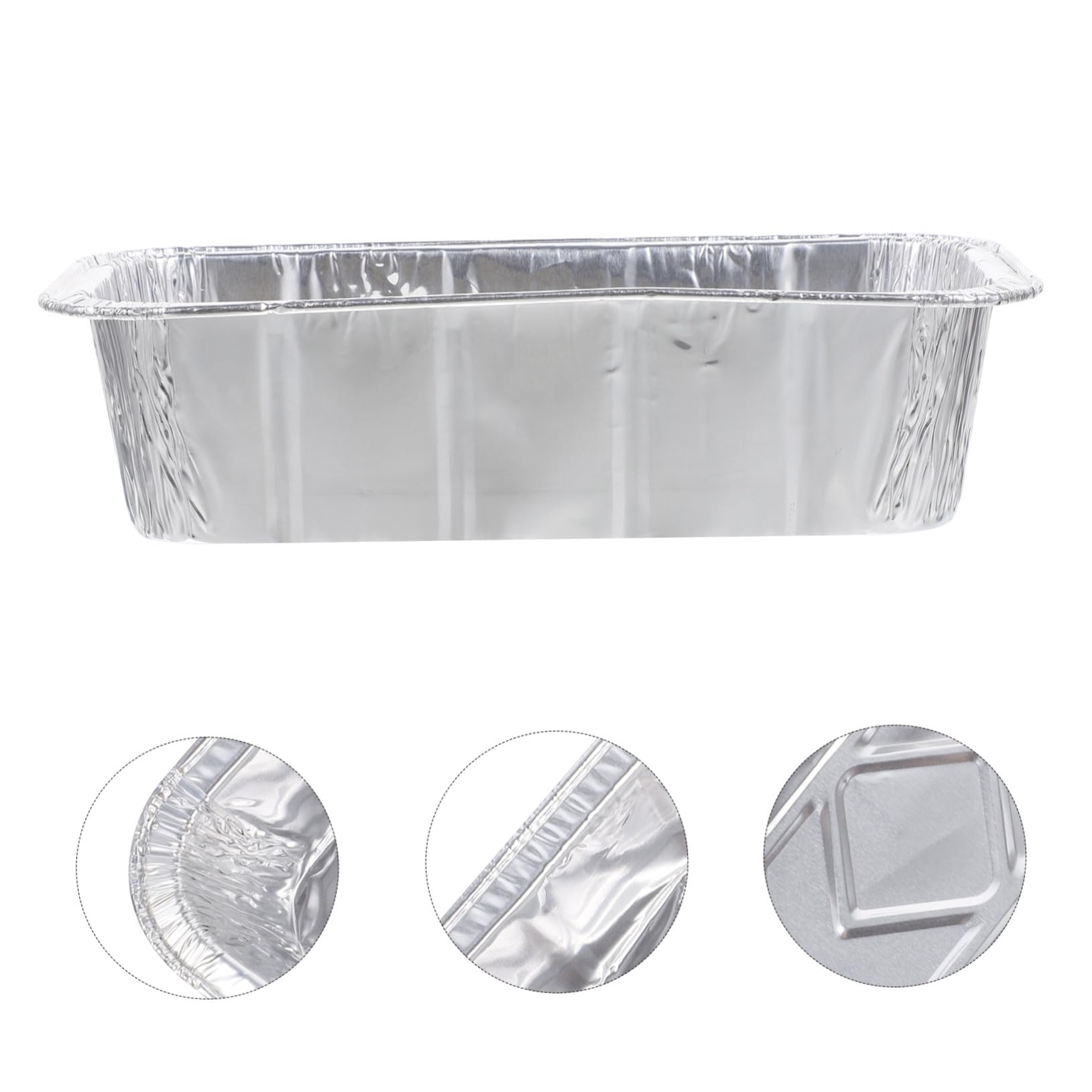 ULTECHNOVO 20 pièces Lot de Barquettes Jetables Aluminium Alimentaire pour Cuisson Moule Gâteau et Biscuits Poêles à Pâtisserie Pratiques pour Maison