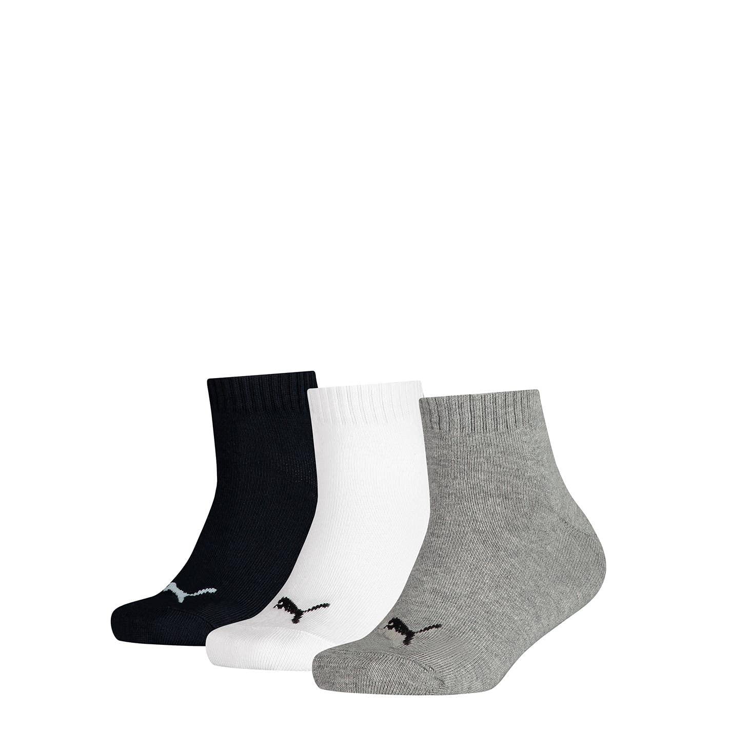 Puma Quarter Socken Grey/White/Black 35/38