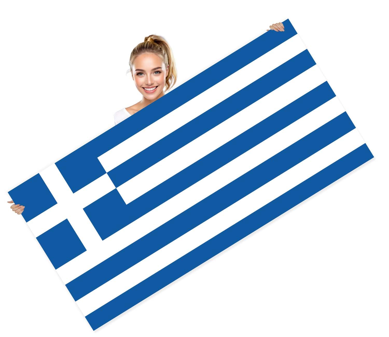 Petite Pine Greece 72 X 142 Cm Towel, 28 X 56 Inch Large Greek Flag Soft Microfibre Sand Free Towel, Lightweight Thin Quick-Drying Towels For Sports, Travel, Pool Towel,
