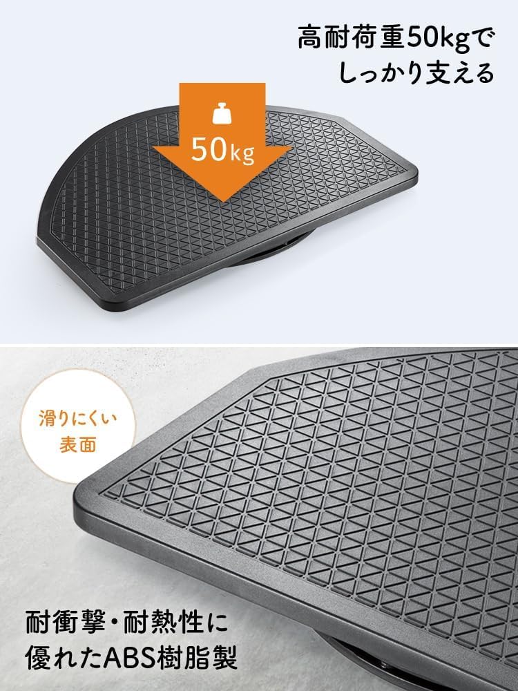 Amazon.co.jp: イーサプライ テレビ回転台 360度 手動 幅55cm 奥行40cm