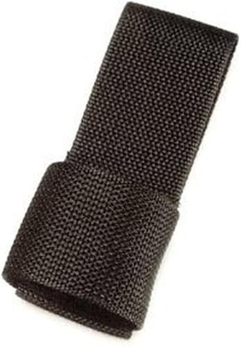 HWC Policía Seguridad Negro Nylon Universal C & D Cell Linterna Holder Anillo Caso para cinturones de servicio