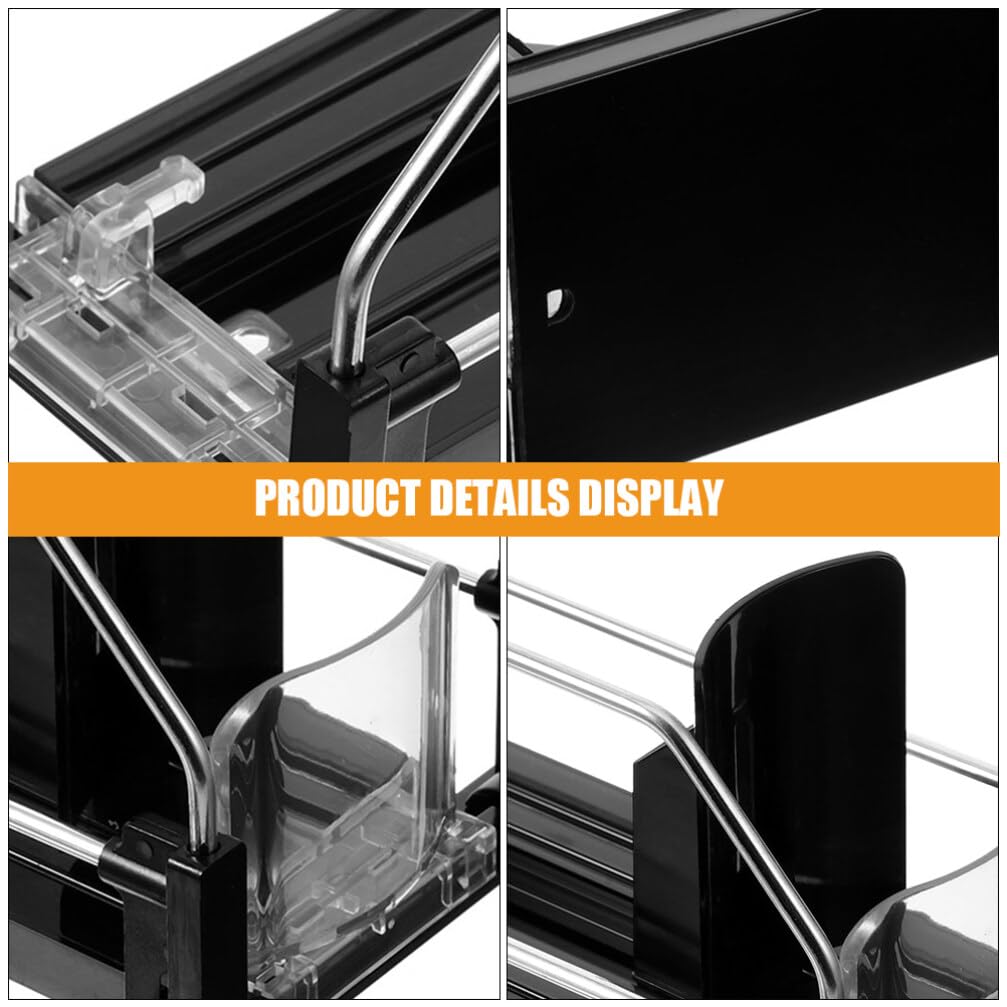 2pcs Automatic Pusher Soda Dispenser Refrigerator Drink Organizer for Cans Smooth Finish Easy to Install Suitable for Soda and Beer Compact Design for Fridge and Pantry