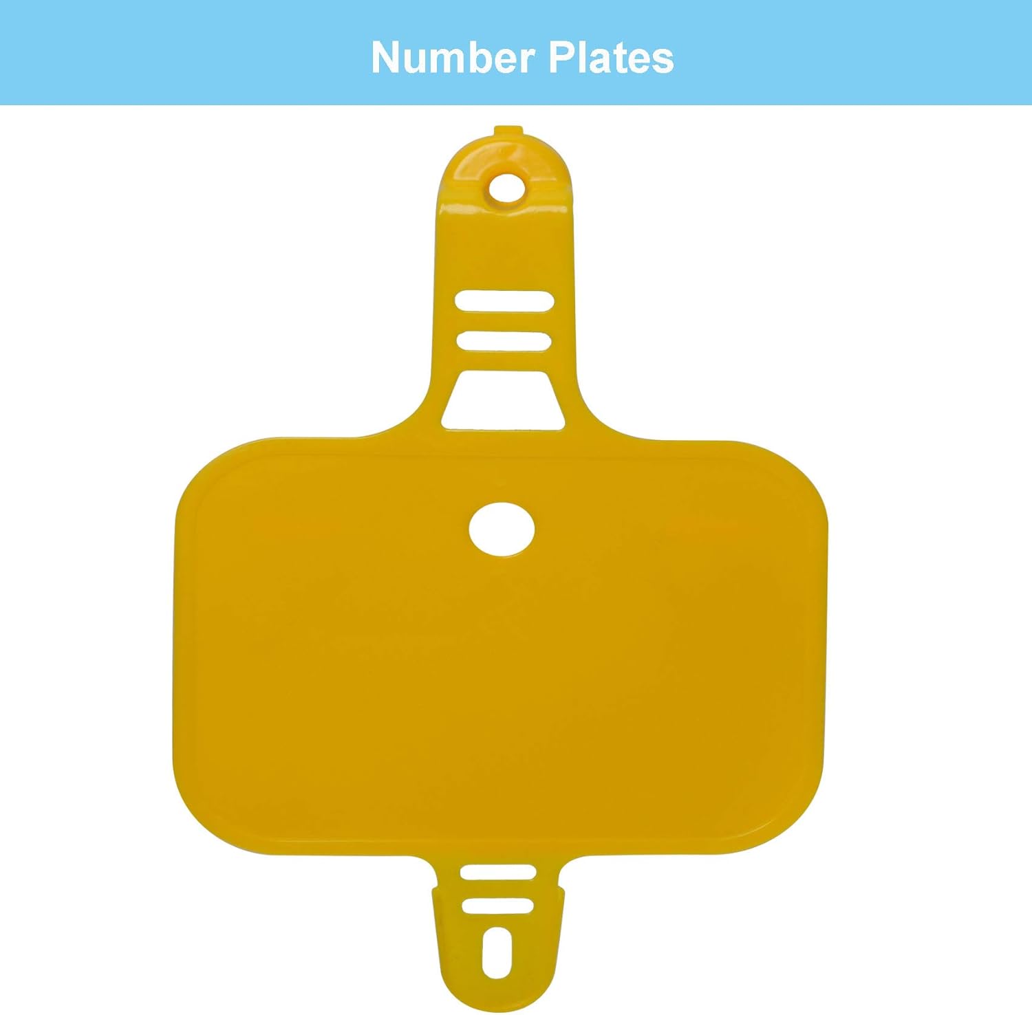 Podoy CRF50 Body Fender Kit for Compatible with XR50 XR 50 CRF 50 SDG SSR Pit Dirt Motor Trail Bike Black with Bolt Work Fairing Plastic (Yellow)