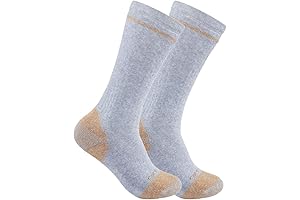 Affordable Mens 2-Pack Cotton Socks Go the Distance with Pudus Boot Socks
