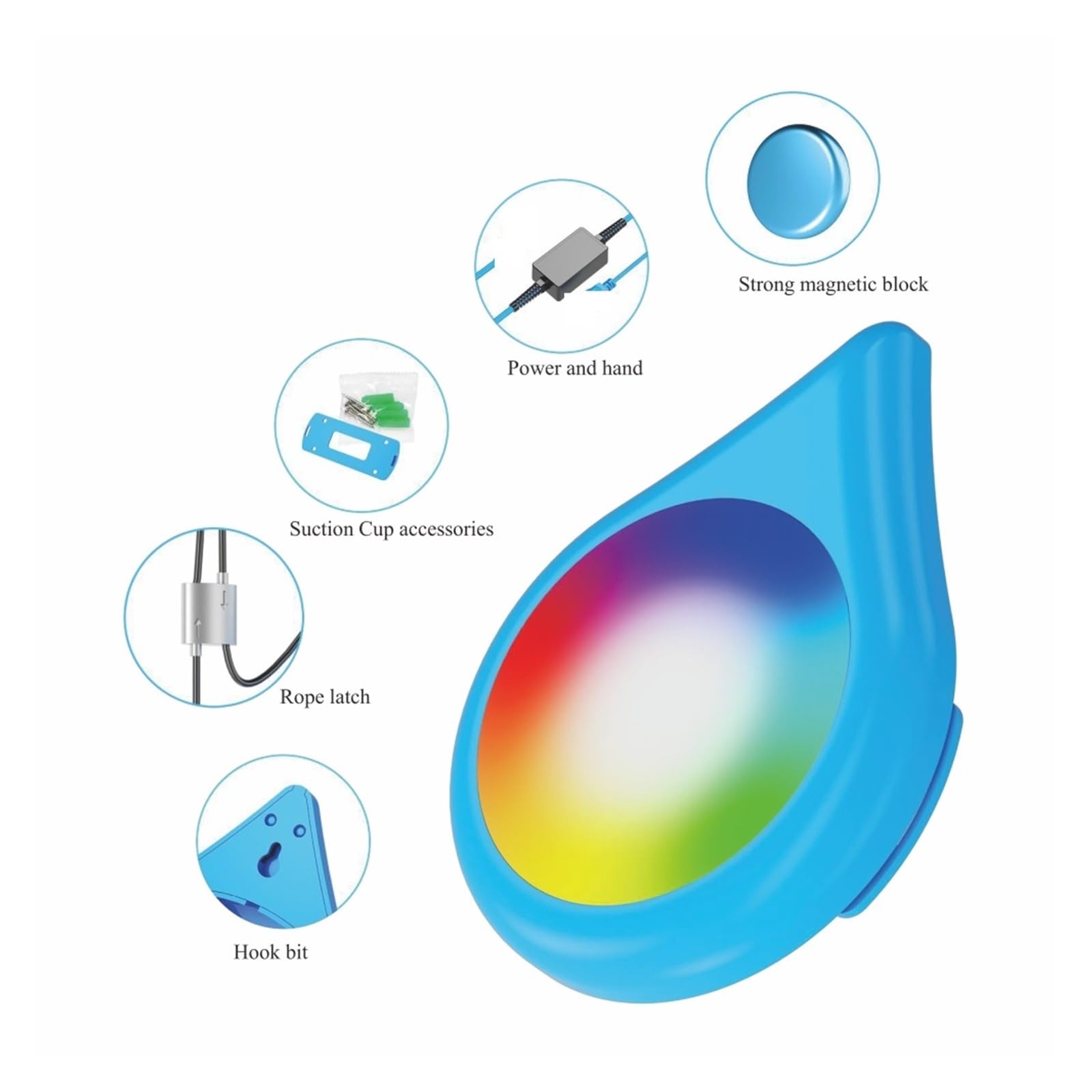 Oświetlenie Basenowe LED 15 W Z Kontrolą Aplikacji RGB Możliwość Przyciemniania IP68 Wodoodporna Muzyka Zsynchronizowana Zmiana Koloru Reflektor Podwodny Tworzenie Atmosfery
