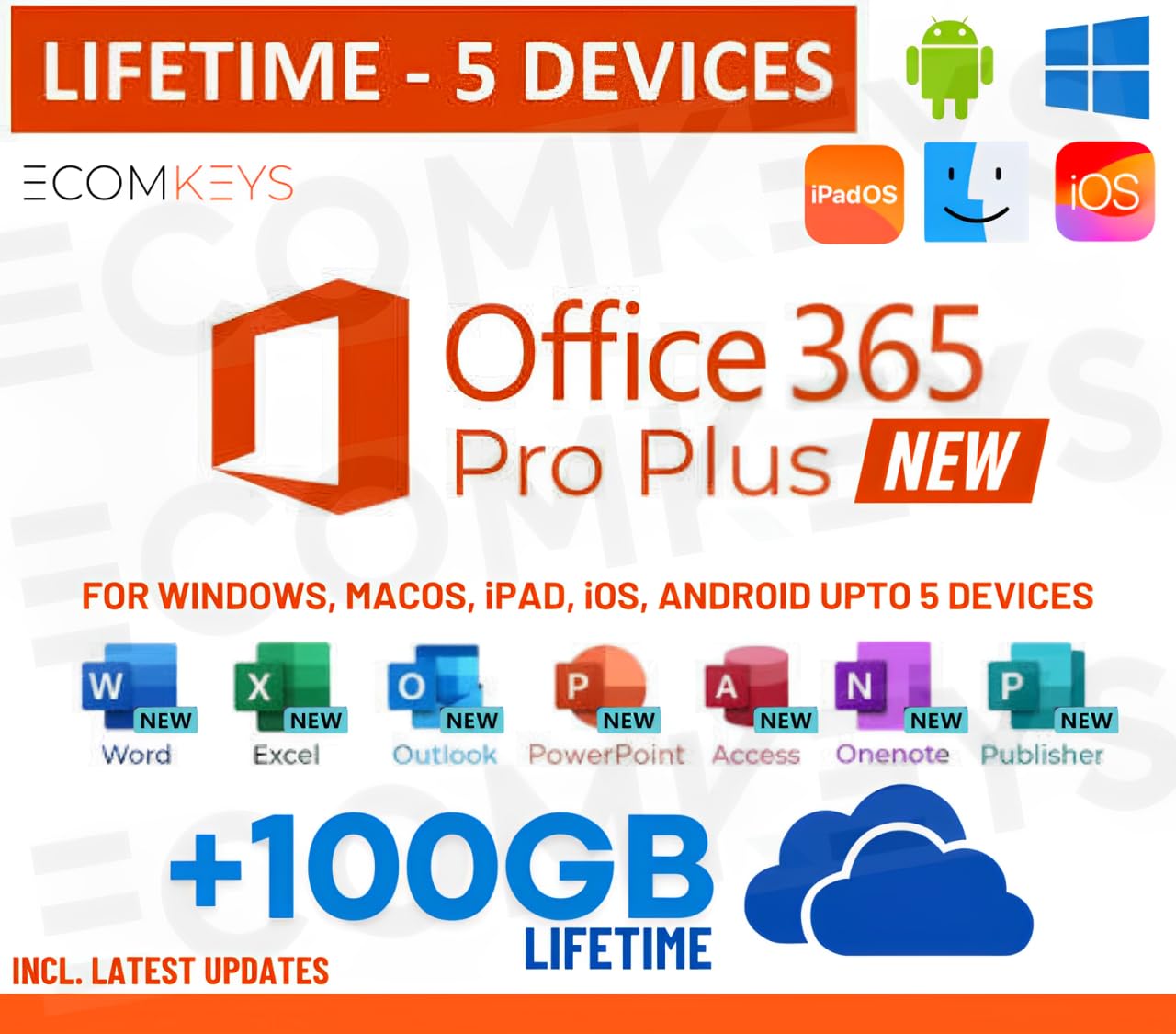 MsOfficeSuite 365 Professional Plus with 100GB Storage for lifetime (Quick Delivery) | 5 Devices, Lifetime Validity for Windows, MacOS, Android, iOS, All Devices | Regular Updates & Unlimited Reinstallations (B0DJ5XVF6X) Amazon Price History, Amazon Price Tracker