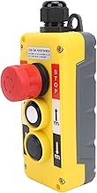 IP68 Switch Pulsante del Controller del Paranco di Gru con Arresto di Emergenza per l'automazione Industriale e le Operazioni Macchinari