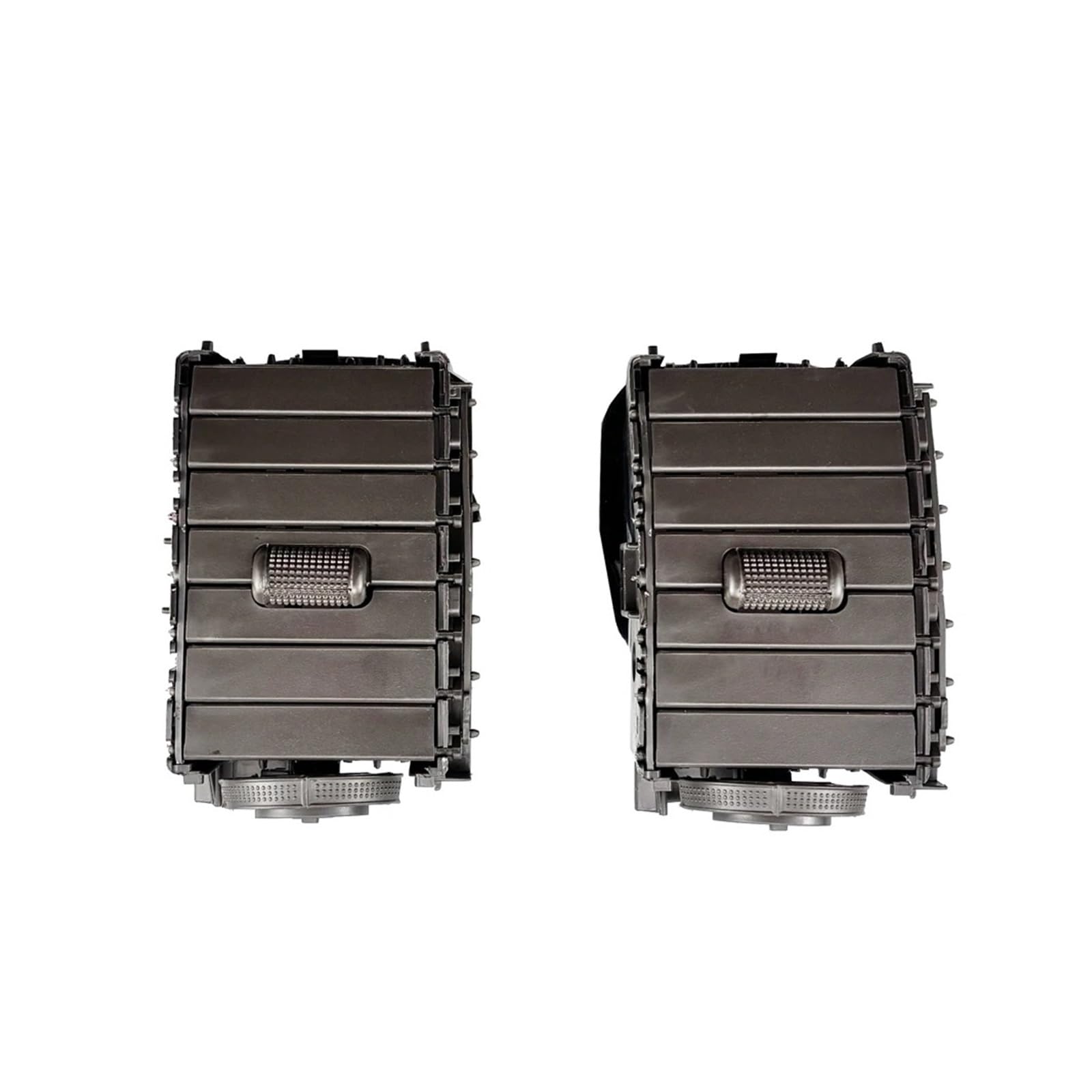 Ohocean Gray 2Pcs Air Conditioning Outlet Vents Dashboard A/C For Toyota For Hiace 2005-2018 Model Car Conditioner Outer Vent Air(Gray 2Pcs)