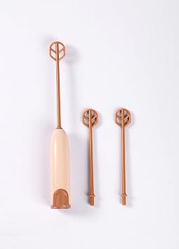 Handheld Electric Baby Formula Mixer,Handheld Drink Mixer Brown