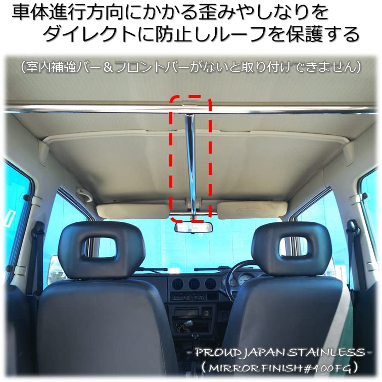 Amazon | JA12 JA22 ジムニー ステンレス製 室内補強橋渡バー | タワー