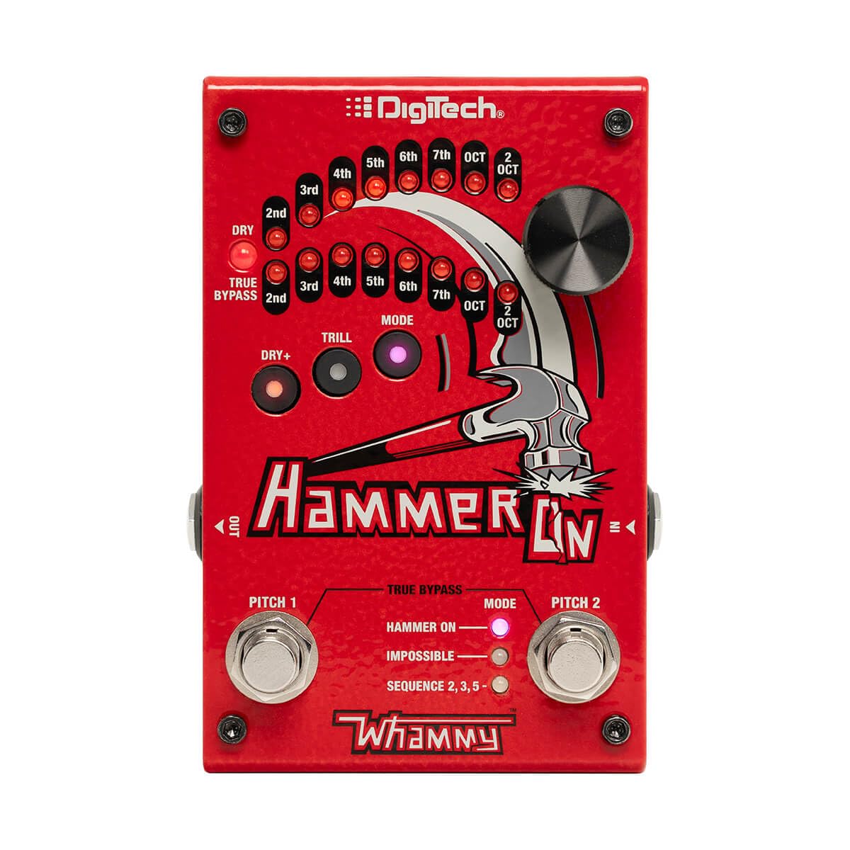 Amazon.com: DigiTech HammerOn Instantaneous Pitch-shifter Pedal