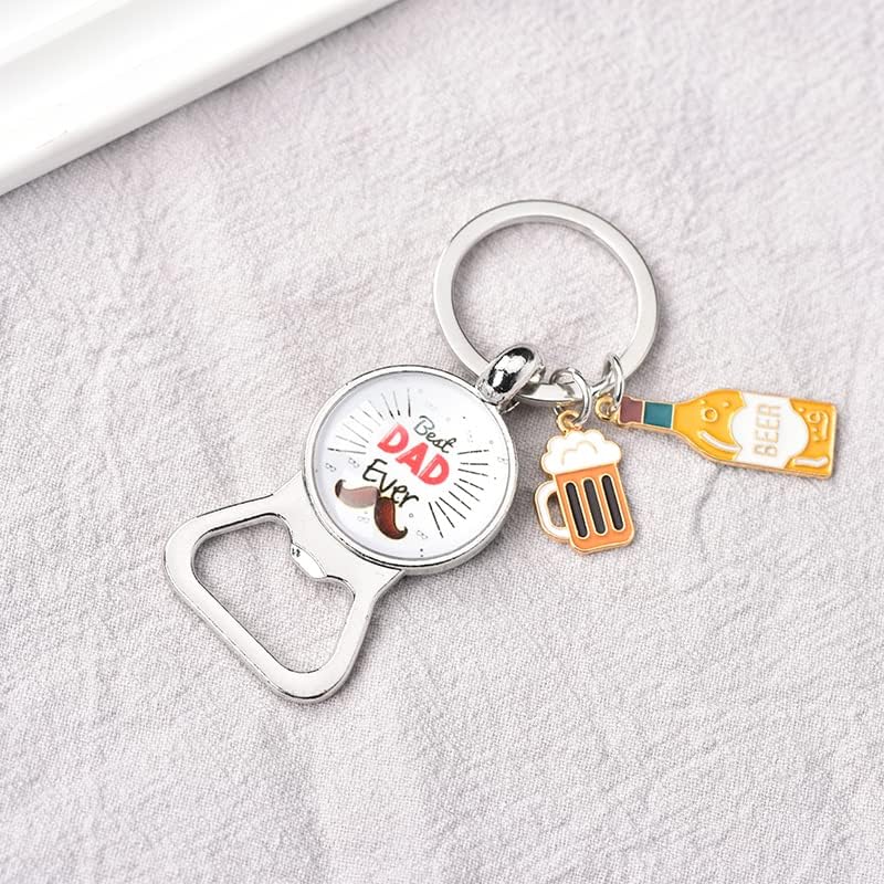 Miniatura 2 de Llavero abridor de botellas para papá, regalos para hombres, regalos del día del padre, regalo de hija e hijo, regalos divertidos para amantes de la