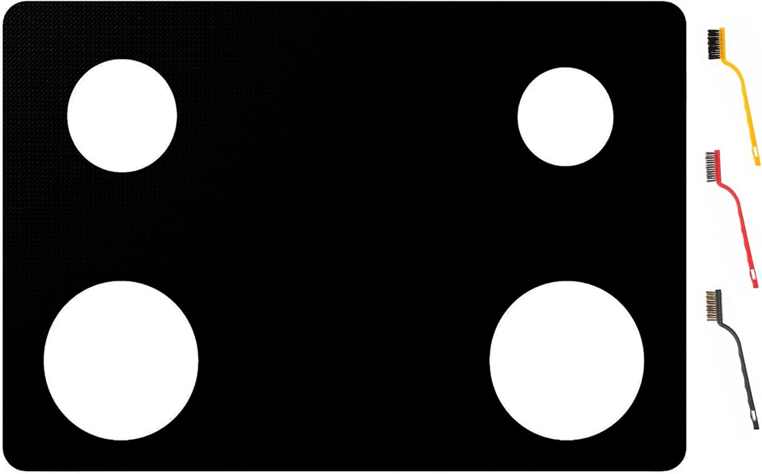 Stove Cover For Whirlpool Gas Stove Protectors 4 Burners Model WFG320M0BS WFG320M0BB WFG320M0BW WFG320M0MW WFG320M0MS, Upgraded 0.5MM Reusable Splatter Guard Stove Protector Liner