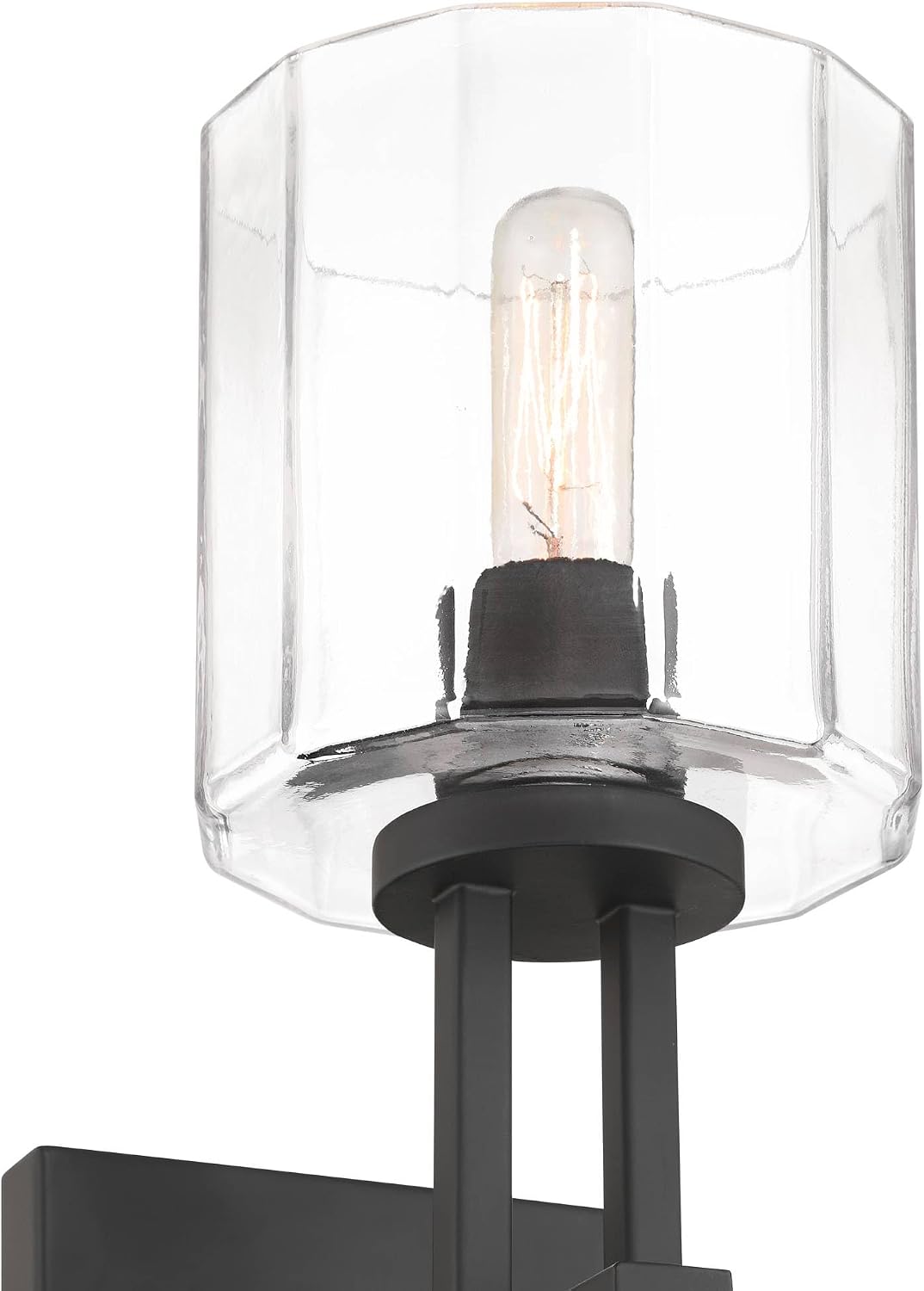 Possini Euro Design Possini Euro Katrina 17 1/2" High Black Wall Sconce