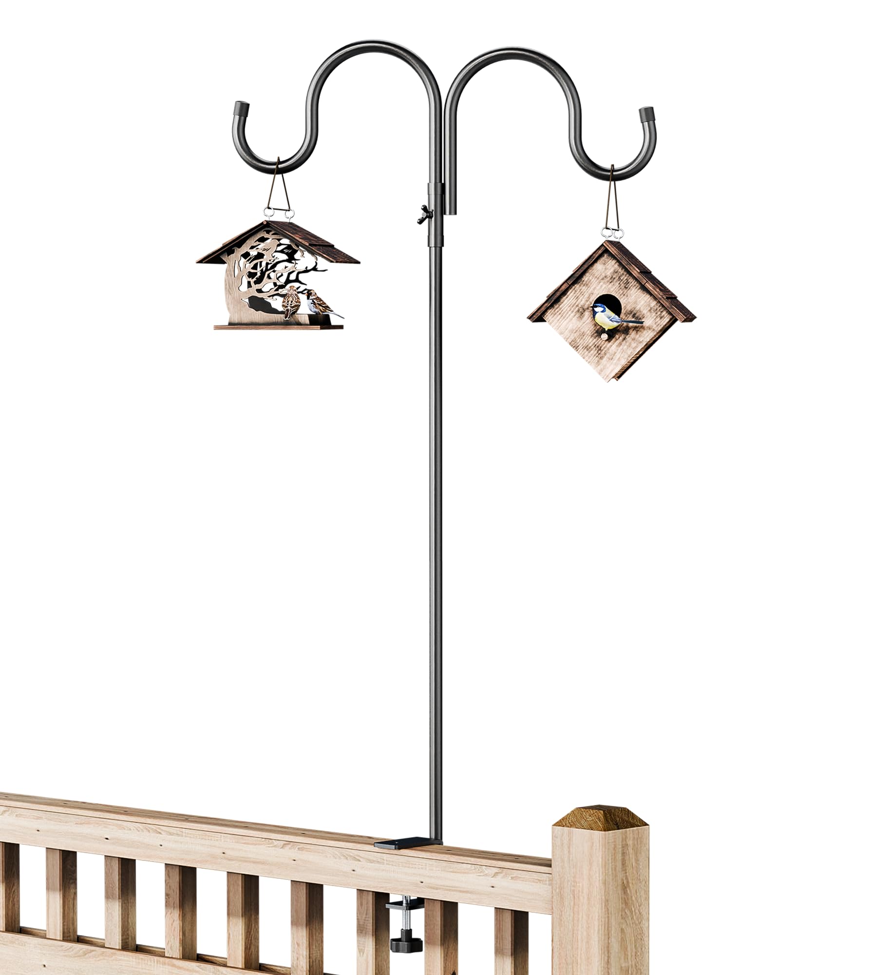 Outside Railing Hooks Snapklik.com : 40 Inch Tall Double Deck Hook For Railing, Adjustable ...