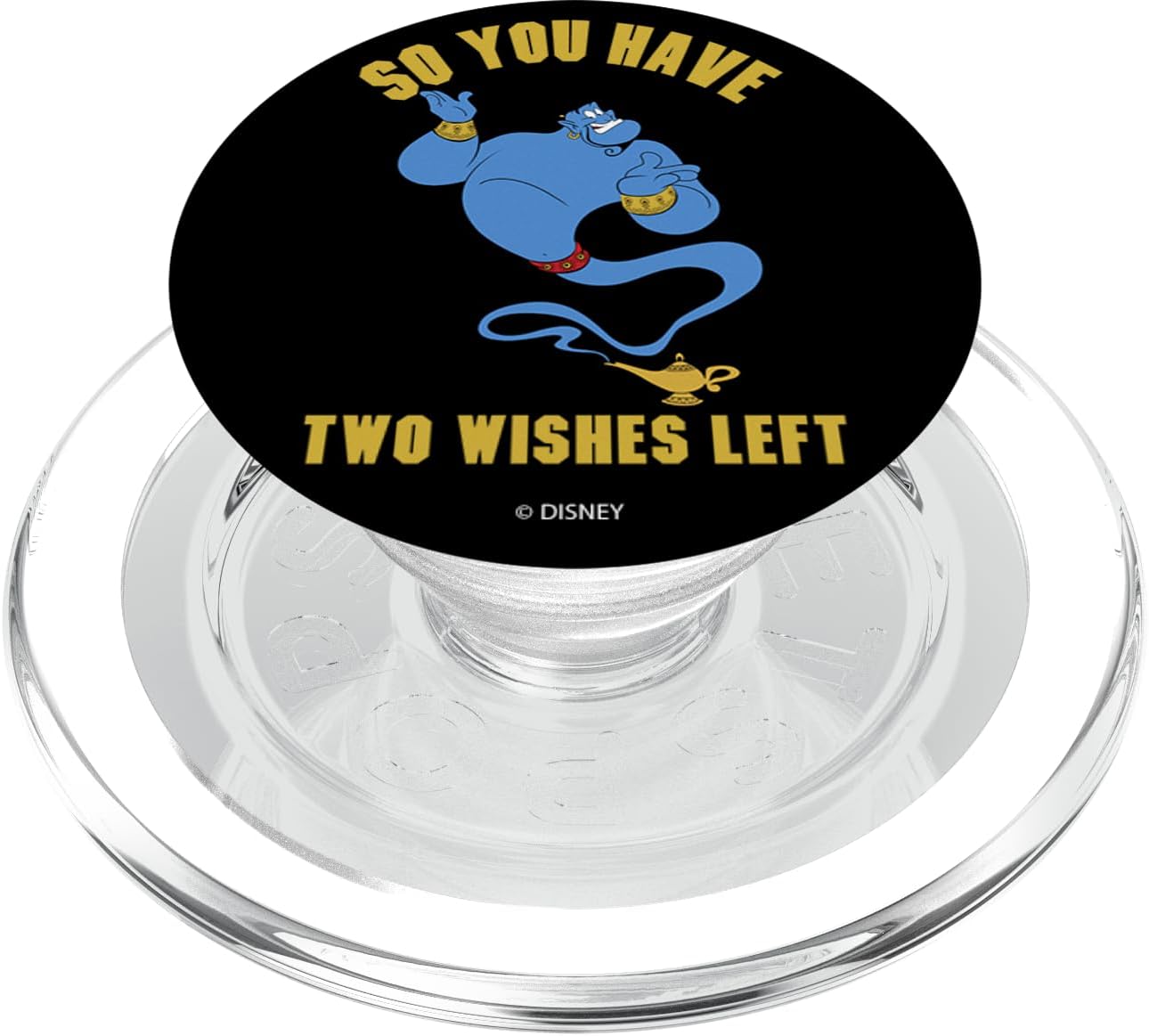 Disney Aladdin Genie So You Have Two Wishes Left PopSockets MagSafe PopGrip for iPhone
